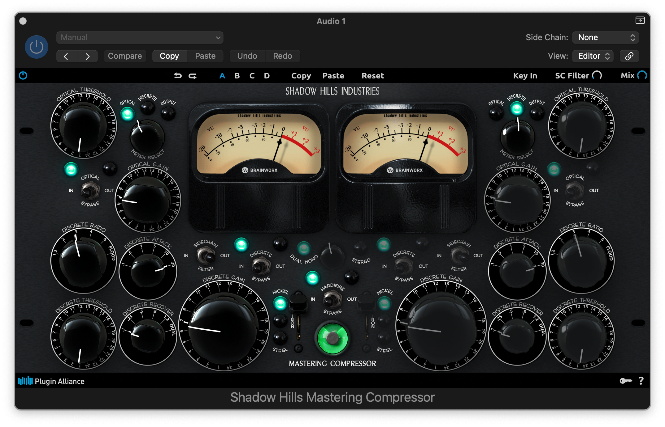 Brainworx Shadow Hills Mastering Compressor